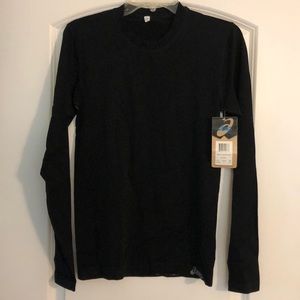 ASICS Seamless Long Black Shirt Size L/XL